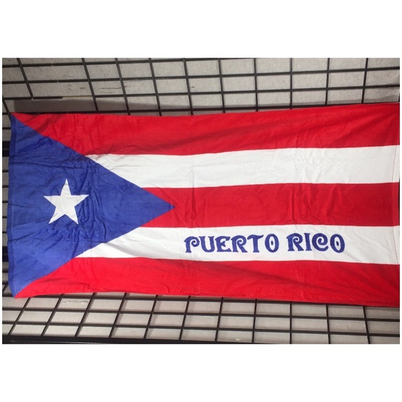Swim Puerto Rico Boricua Star Beach Flag Towel New Poshmark